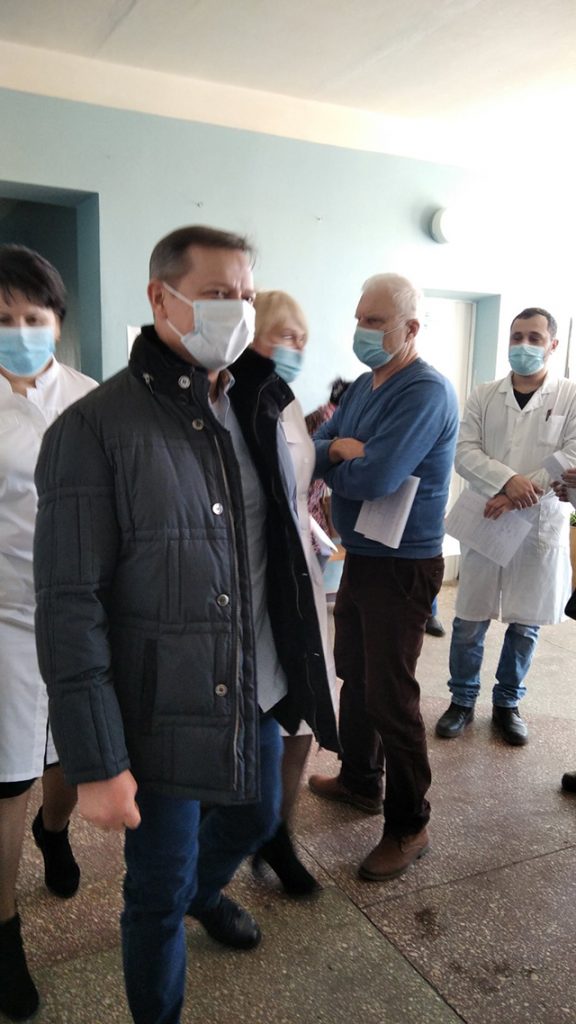В Козелецькій лікарні від COVID-19 вакцинувався Олег Ляшко