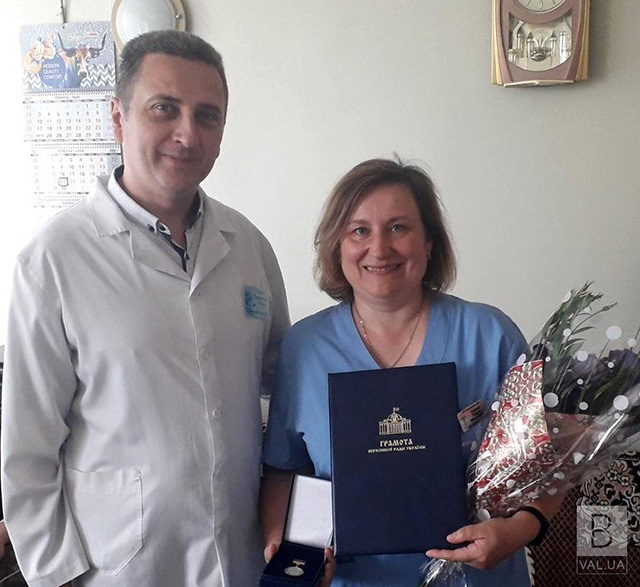 Лікаря з Корюківки Тетяну Сороку нагородили Почесною грамотою Верховної Ради.