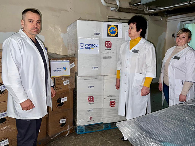 Чернігівський медичний центр сучасної онкології отримав медичне обладнання та препарати для лікування онкохворих від благодійників.