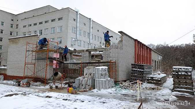 Триває відновлення Чернігівської міської лікарні № 3, кошти на яке залучено через UNITED24