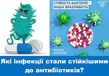 Які інфекції стали стійкішими до антибіотиків?